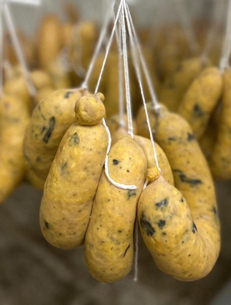 Butifarra de Huevo con Trompetas de la Muerte